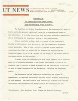 Press release and statement by Ad Interim President Bryce Jordan regarding Gay Liberation