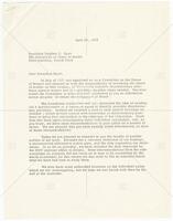 Letter from Lorene Rogers, Vice President of UT and Chairman of the Committee on the Status of Women to President Spurr