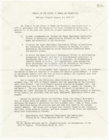 Council on the Status of Women and Minorities Mid-year progress report for 1974-75