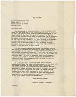 Letter from President Rainey regarding Radio House and the Texas School of the Air