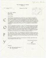 Letter of appreciation from W. A. Cunningham toV. R. DiNino