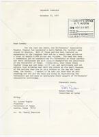 Letter from Councilman at Large to UT President Dr. Lorene Rogers commending the UT Longhorn Band