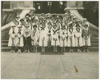 Photograph of Girls' Tennis Team – Interscholastic League