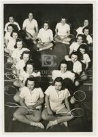 Photograph of women's badminton team/club