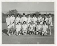 Posed photo of Racket Club, undated