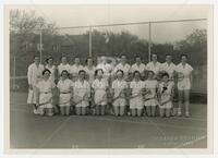 Posed photo of Racket Club