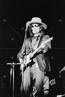Photograph of Bob Dylan, Hurricane Carter Benefit