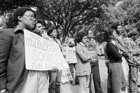 Photograph of South Africa protest