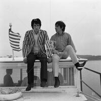 Photograph of John Entwistle and Keith Moon - The Who