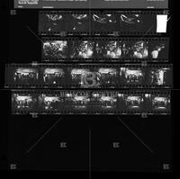Film negative sheet of Steve Paul's The Scene