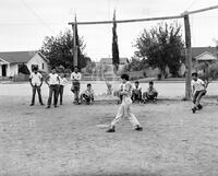 Boys playing ball