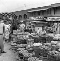 The fruit and vegetable market