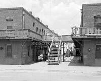 Entrance to two tenement houses