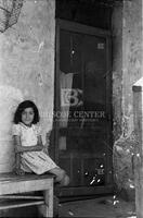 Girl at doorway