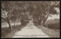 Entrance National Cemetery, Lovers' Lane. Brownsville, Texas