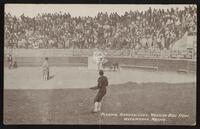 Placing Banderillos, Mexican Bull Fight, Matamoros, Mexico