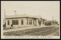 Dining Hall and Passenger Station. Harlingen, Texas