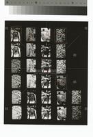 Photographic contact sheet of a Carnival celebration, 1964