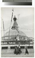 Photograph of a temple in Nepal, 1961