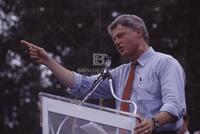 Photograph of Bill Clinton speaking during a campaign event, 1992