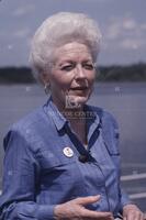 Photograph of Ann Richards speaking, 1993