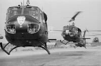 Photograph of helicopters from the 175th Assault Helicopter Company, 1967