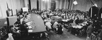 Photograph of the U.S. Senate Watergate Committee hearings, May 1973