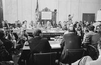 Photograph of the U.S. Senate Watergate Committee hearings, May 1973