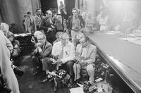 Photograph of reporters and photographers during the U.S. Senate Watergate Committee hearings, May 17, 1973