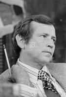 Photograph of Howard Baker during the U.S. Senate Watergate Committee hearings, July 1973