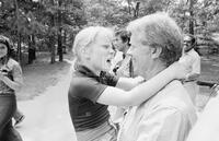 Photograph of Jimmy Carter with his daughter Amy, June 12, 1976