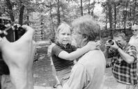 Photograph of Jimmy Carter with his daughter Amy, June 12, 1976