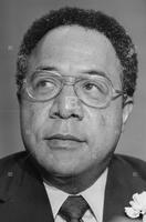 Photograph of Alex Haley, February 23, 1977