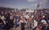 Photograph of Vietnam War protesters, April 24, 1971