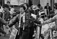 Photograph of a pro-PLO demonstration, 1988