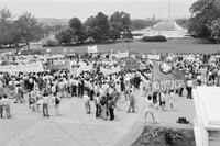 Photograph of a demonstration, June 5, 1989