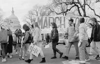 Photograph of a pro-life rally, 1989