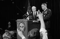 Photograph of Dick Cheney and  Colin Powell, 1990