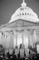 Photograph of a pro-choice vigil, 1993