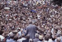 President Jimmy Carter on the campaign trail in 1981