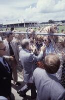 President Jimmy Carter on the campaign trail in 1981