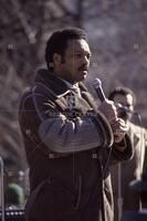 Rev. Jesse Jackson leads Washington Rainbow Coalition rally; for Time; January 19, 1985