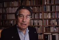 Mexican poet Octavio Paz in his Mexico City apartment; for Time