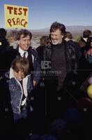 Anti-nuclear test rally in Mercury, Nevada,Time; February 5, 1987