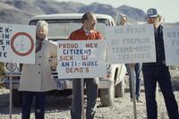 Anti-nuclear test rally in Mercury, Nevada,Time; February 5, 1987