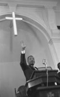 Martin Luther King, Jr. at pulpit