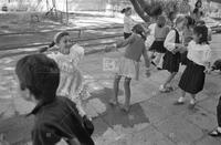 Photograph of children dancing