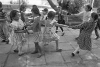 Photograph of children dancing