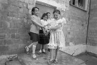 Photograph of children dancing