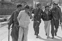 Photograph of Palestinians being arrested by Israeli forces